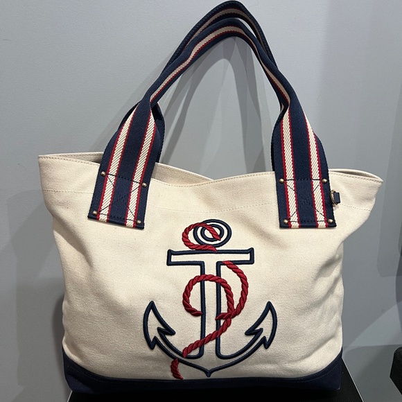 Tommy Hilfiger Canvas Tote Bag - Picture 1 of 8